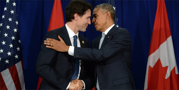 Obama e Trudeau annunci sui cambiamenti climatici