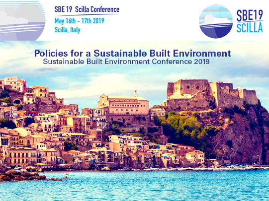 La Conferenza SBE 19 di Scilla "Sustainable Built Environment" è un'evento mondiale sulle Politiche per un ambiente costruito sostenibile